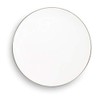 GMUNDNER KERAMIK Dinner Plate Cup Diameter 28 cm Grey Rim