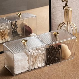 Cotton Swab Storage Dispenser Toothpick Cotton Pads-WFHWBSK / 면봉 보관함 디스펜서 이쑤시개 화장솜-WFHWBSK