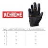 Chrome Industries Cycling Gloves 2.0, Black, Medium