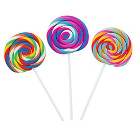 Raymond Geddes Swirl Pop Scented Erasers, Set of 24 (69751)