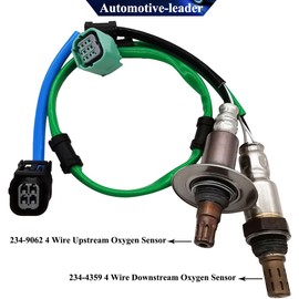 Automotive-leader 2Pcs Upstream Downstream Oxygen O2 Sensor Replacement for Honda CRV 2.4L l4 2007 2008 2009 234-9062 234-4359 36531-RZA-013 36532-RZA-004