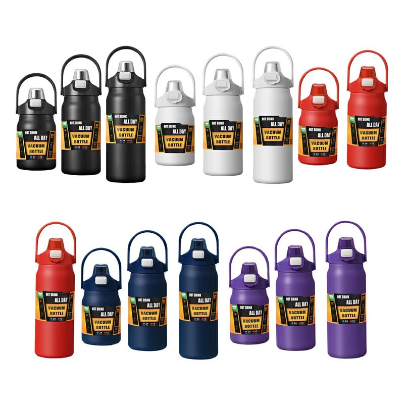 SUIOPPYUW Coldest Water Bottle with Handle Eco-Friendly Multiple Color Options
