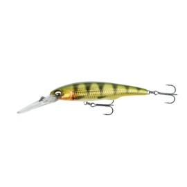 Savage Gear Gravity Twitch DR Lure, Lifelike Predator Bait with Tungsten Long-Cast System, Frantic Darting Action, Built-in Rattle, Spin Stops, Perch, Pike, Trout & Zander, Red Tiger, 8.3cm, 16.5g