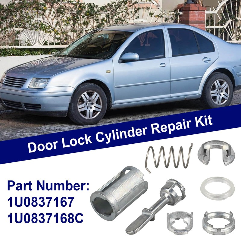 ZNB 1U0837167 1U0837168C Door Lock Cylinder Repair Kit Compatible with