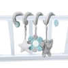 Baby Pram Crib Activity Spiral Plush Toys Infant Baby Stroller