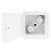 RecPro RV Exterior Shower Box with Hot & Cold Faucet