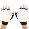 1 Pair Taekwondo Gloves Breathable Elastic Half Finger Kickboxing Boxing