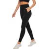 FULLSOFT Buttery Soft Black Leggings with Pockets for Women -