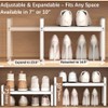 Yagizaai Expandable 1-Tier Metal Shoe Rack (H:10"), Adjustable Width 14.9"-23.6",