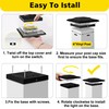 T-SUN 4x4 Solar Post Cap Lights Outdoor 12 Pack, Warm