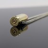 Real Metal 45 Caliber Bullet Necklace Hand Polished Brass and