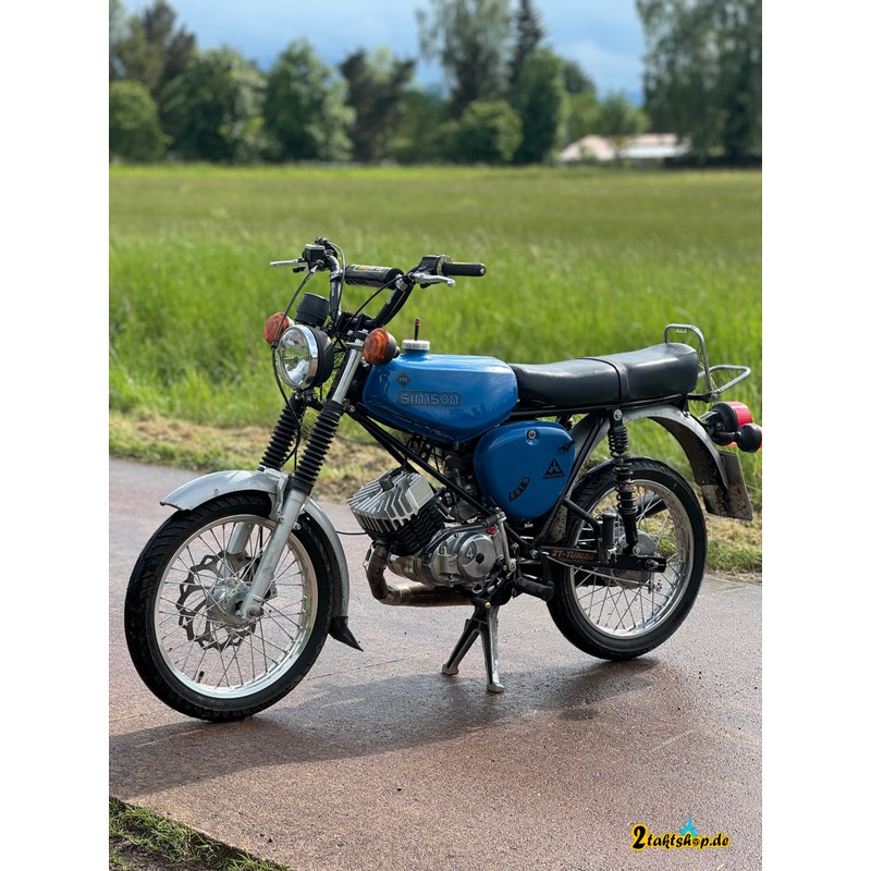 Transparent Simson S51B Sticker IFA Electronic Tank Side Cover Light