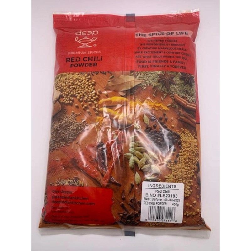 Deep Red Chili Powder - Regular 400g (14oz)