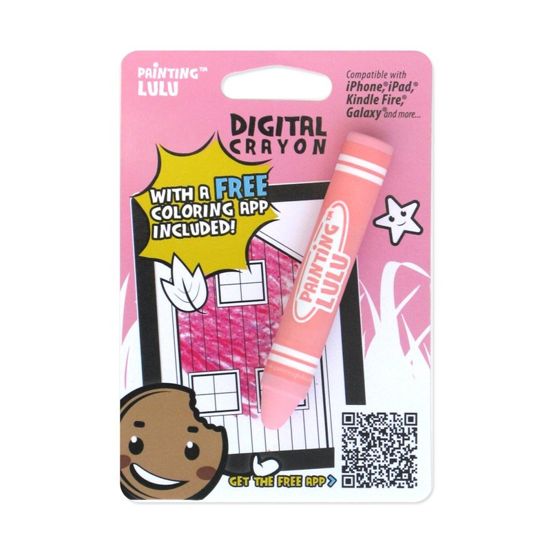 Stylus Crayon - Pink Stylus Pen for Touchscreen Tablets &