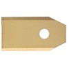 45pcs Robot Mower Blades Replacement Golden Stainless Steel Garden Mowing