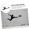 CORHAD Soccer Ball Wall Decal Removable Sticker Sports Themed Decor