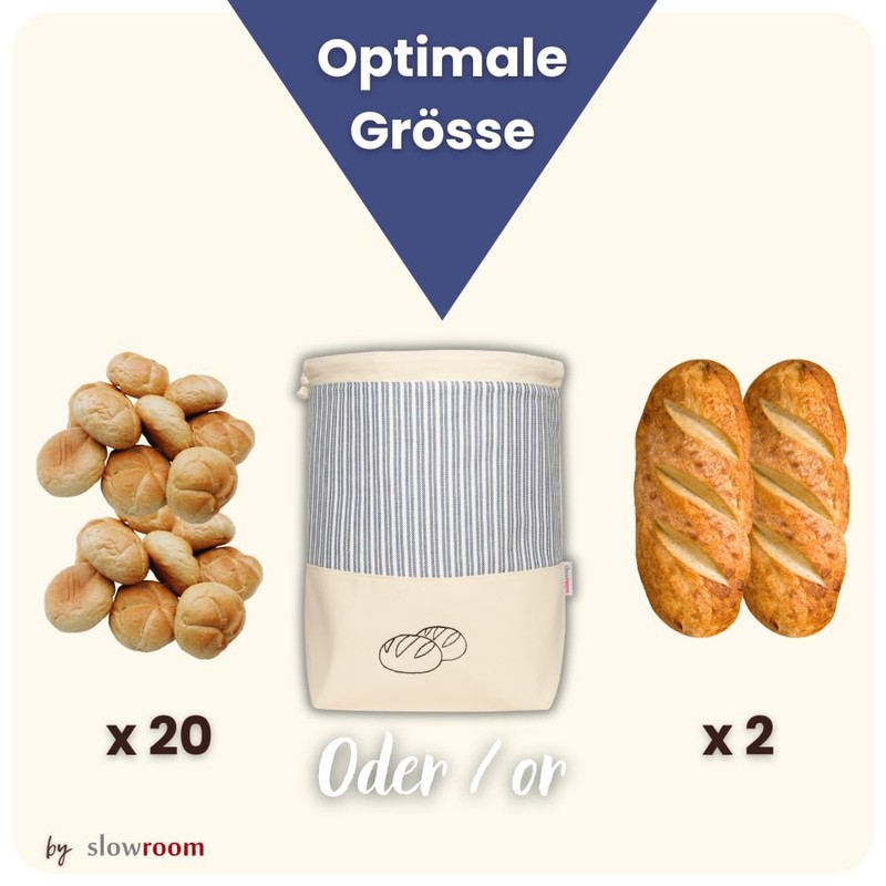 slowroom Bread Bag for Bread Storage and Keeping Fresh 3