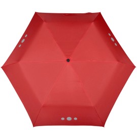 Doppler Havana Kids Reflex Children's Pocket Umbrella, fiery red, Super-mini children's umbrella with reflective surfaces