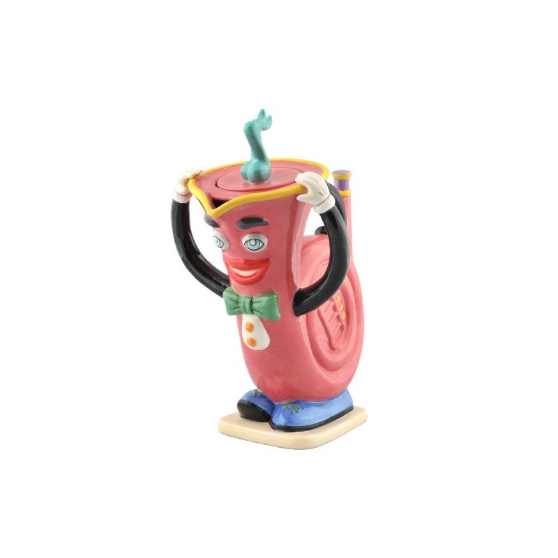 Appletree Design Classical French Horn Teapot, 9-1/8-Inch