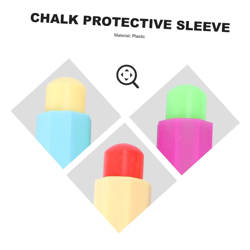 STOBOK 5pcs Adjustable Chalk Holder Set with Storage Case Random