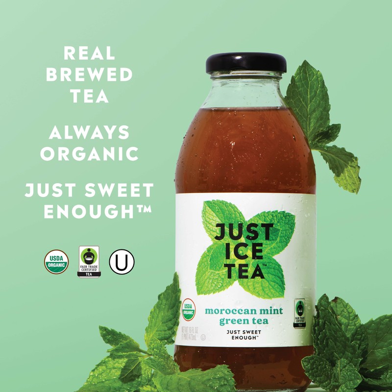 Eat The Change Just Ice Tea Organic Moroccan Mint Green