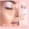 DAGEDA Shiny Jelly Highlighter Stick, Body Glitter Stick for Lips