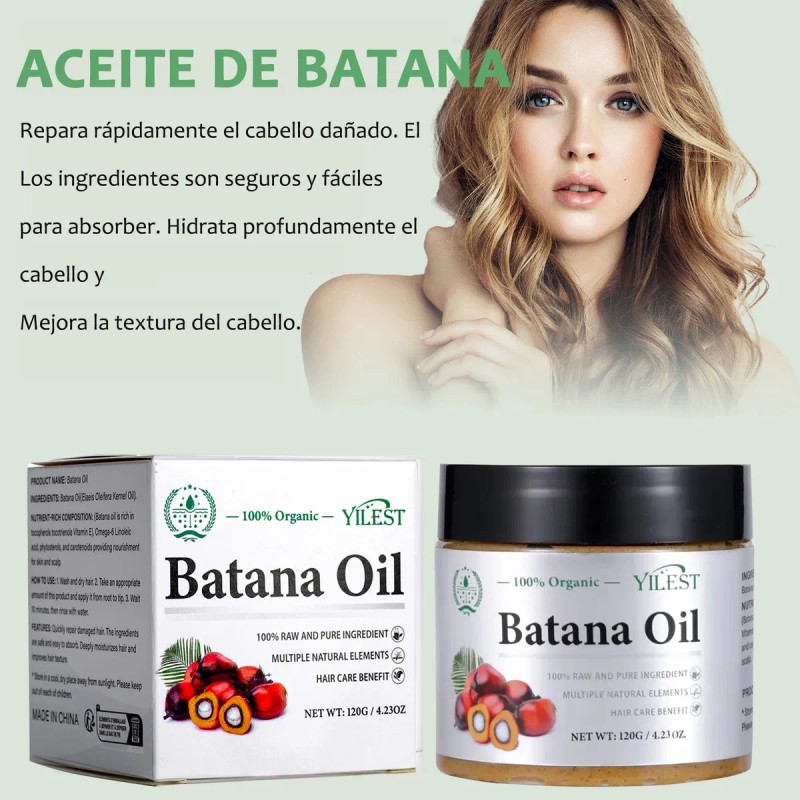 Aceite De Batana Orgánico Natural Crema Para El Cabello 120g