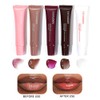 Brillo labial hidratante de larga duración, gelatina, lápiz labial no