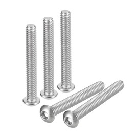QUARKZMAN 304 Stainless Steel Switch Head Socket Cap Screws 1/4-20 x 2 Inch Hexagonal Drive Screws Full Thread Pack of 20