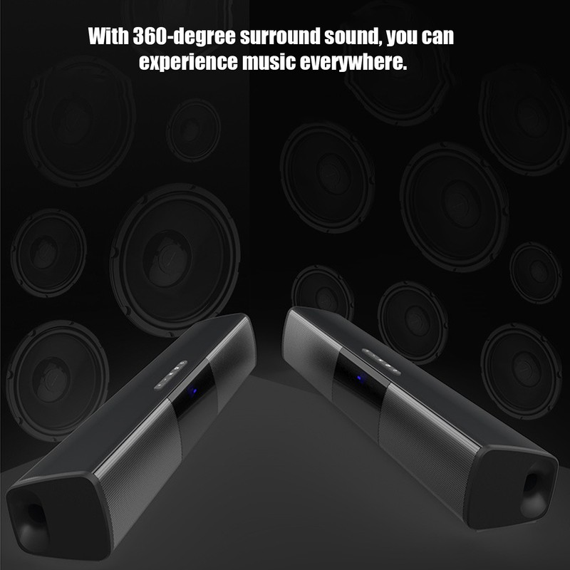 BS‑28A Wireless Bluetooth Speaker Insert Card U Disk Wall Sound