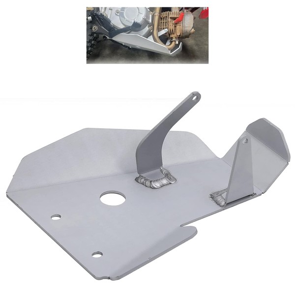 ECOTRIC Aluminum Skid Plate Compatible With All 2013-2021 Honda CRF110F Models