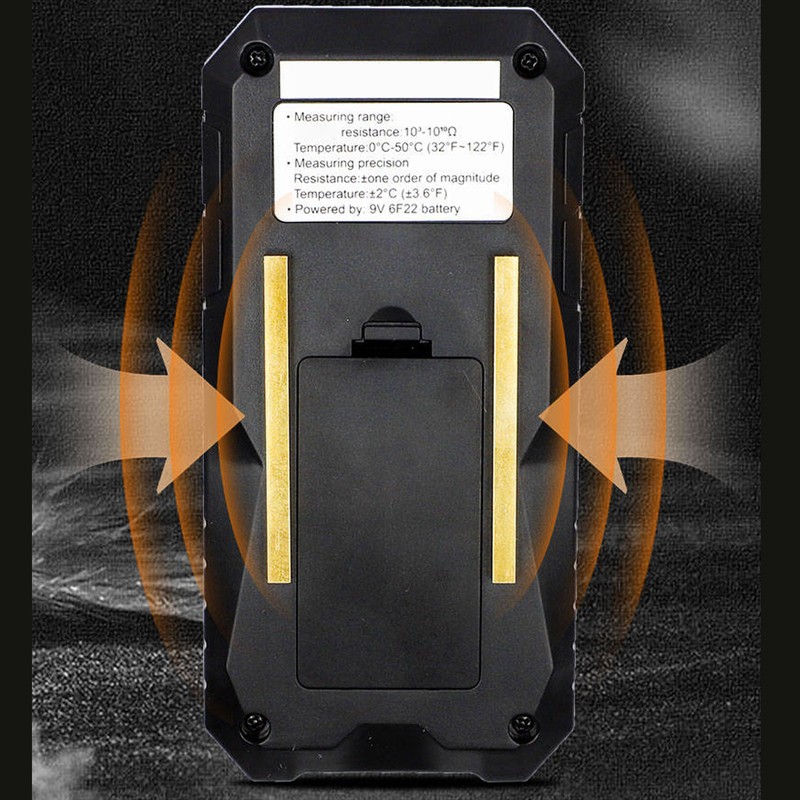 Resistance Tester LCD Display Auto Recognition Quick Response Resistance Meter