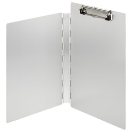 Saunders 22017 Document Clipboard, Side Opening, 22.5 x 32.5 cm – silver