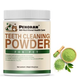 Natural Dog Dental Care Powder 180g | Teeth Cleaning & Fresh Breath Formula | Plaque & Tartar Control | Oral Health Support for Dogs | Vet-Recommended Solution