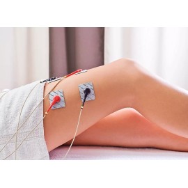 Fitop 20 Electrodos Compatibles Compex 5x5 Single Snap Premium