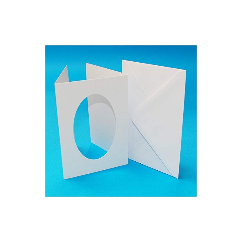 A6 3 FOLD White Hammer Oval Aperture