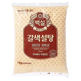 Korean Beksul Fine Quality Sugar 2.2lb 백설 설탕 (Brown Sugar)