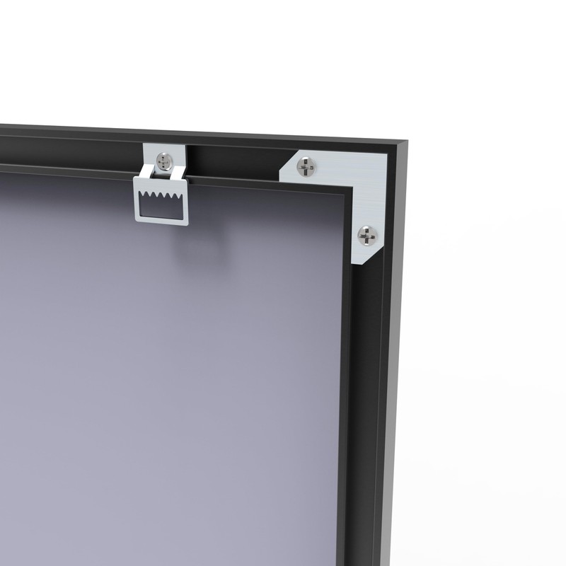 ANYHI Square Bathroom Mirror, 24x24 Inch Square Wall Mounted Mirror,