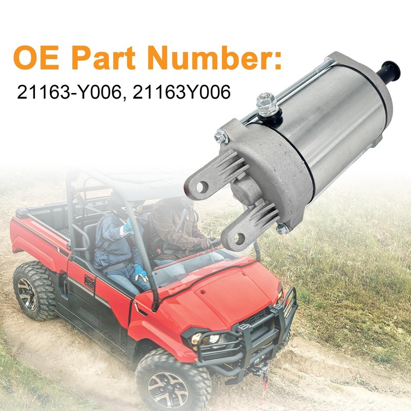 Sowyre 21163-Y006 Starter Motor Compatible with Kawasaki Mule Pro MX