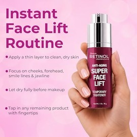 Retinol Super Face Lift  Firme visiblemente y aprieta para un aspecto ms joven y elevado. Impregnado con retinol, vitaminas C y E, esta mezcla...     