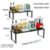 Zilvando Heavy-Duty Adjustable Metal Shelf Organizer - Expandable & Stackable