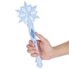 Totority Light Up Snowflake Wand, Glow Snowflake Wand Kid Cosplay