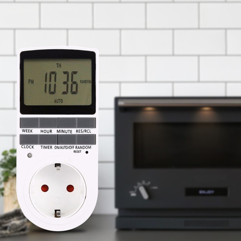 Timer Outlet Digital Intelligent Energy Saving Flame Retardant High Power