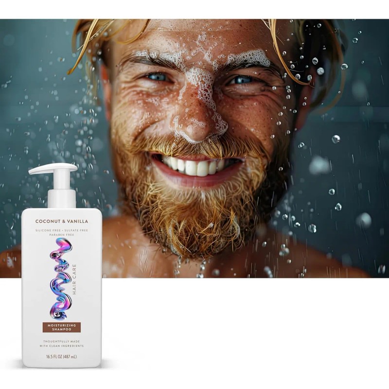 Champú De Coco Y Vainilla Con Ingredientes Naturales | Para
