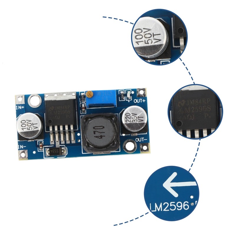 jojofuny 10pcs Adjustable Non-Isolated Module Converter Accessories Power Converter Parts