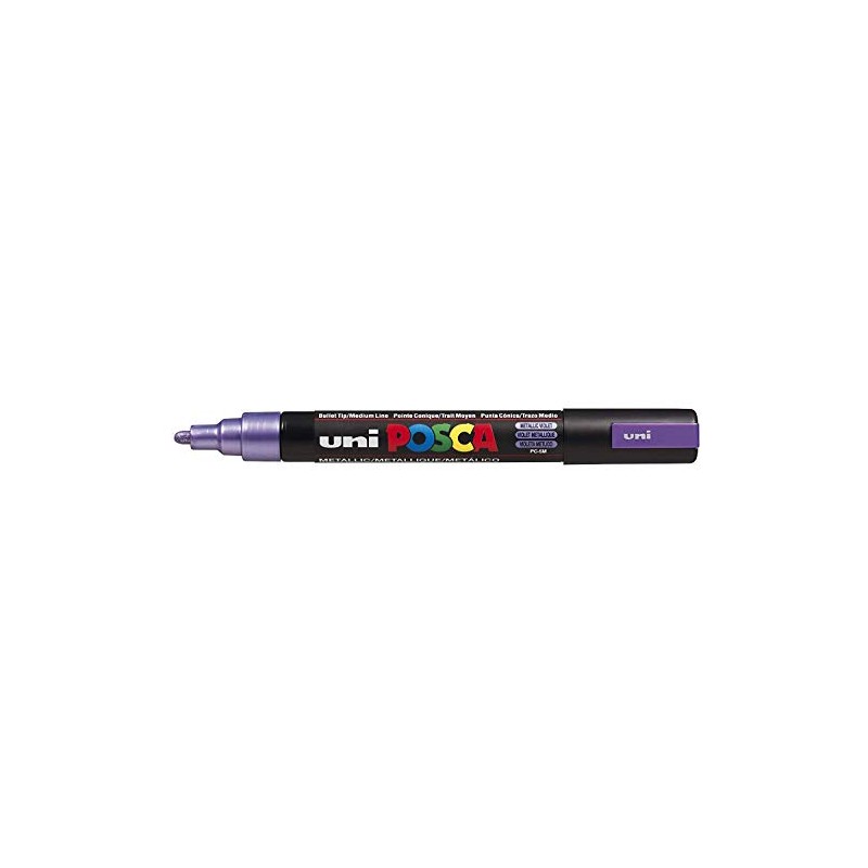 Posca UNI-BALL MARKER PEN PC-5M - METALLIC VIOLET - Single