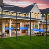 6 Pack String Light Poles,10 Ft Metal Poles with Fork
