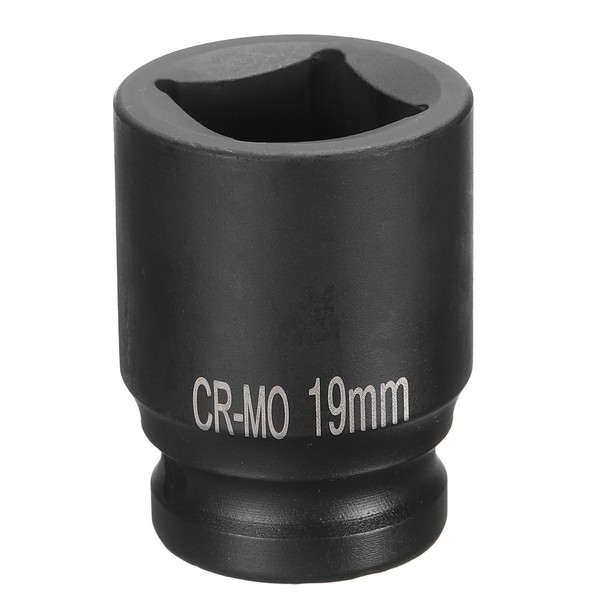 QUARKZMAN 4 Point Square Socket 1/2 Inch Drive 19 mm