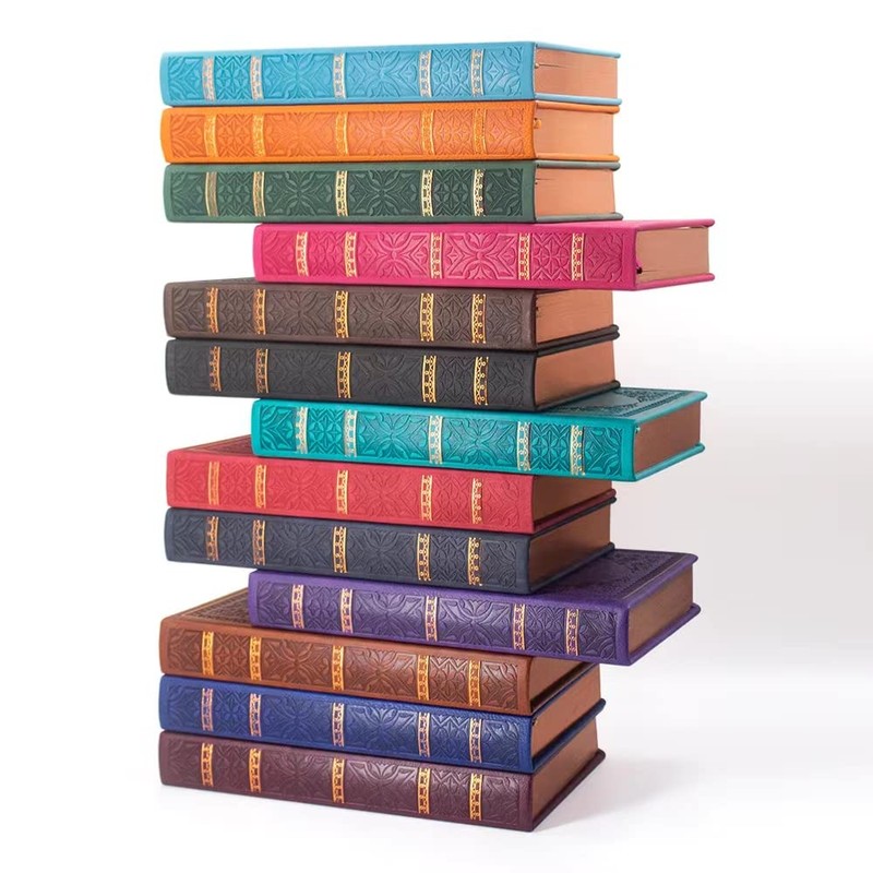 VICTORIA'S JOURNALS Leatherette Vintage Journal Hard Cover Lined Notebook Old