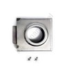 Single Box Hole Lockbox Weldable Steel Gate Doors 4 1/4"